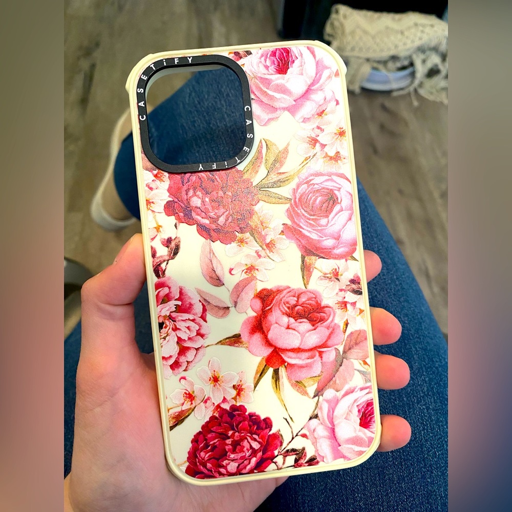 CASETIFY iPhone 13 Pro Max Brand New IPhone Case 
Pink Floral